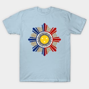 Philippine Sun / Baybayin word Pilipinas kung Mahal (I Love Philippines) T-Shirt